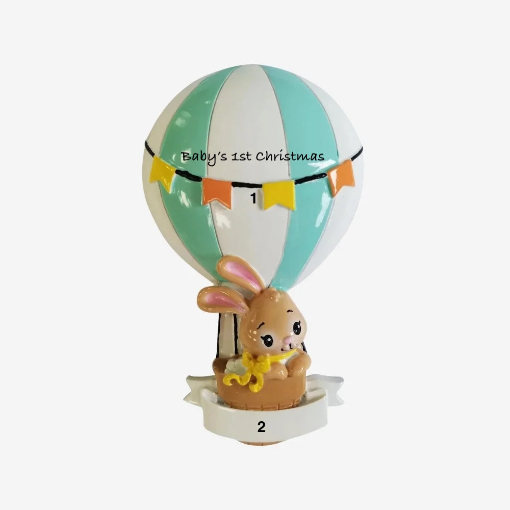 NEW!!! Baby's First Christmas Hot Air Balloon