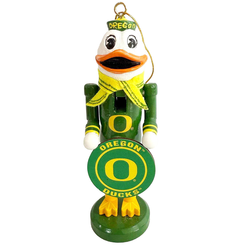 Oregon University Ducks Nutcracker Ornament