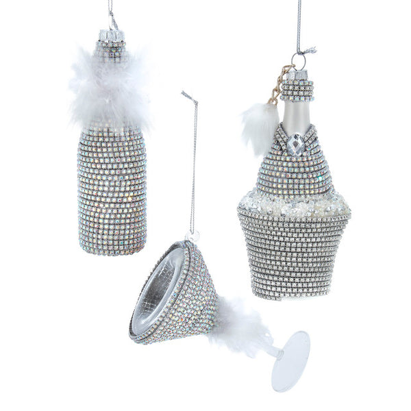 NEW!!! Bedazzled Glass And Bottles (3 options)