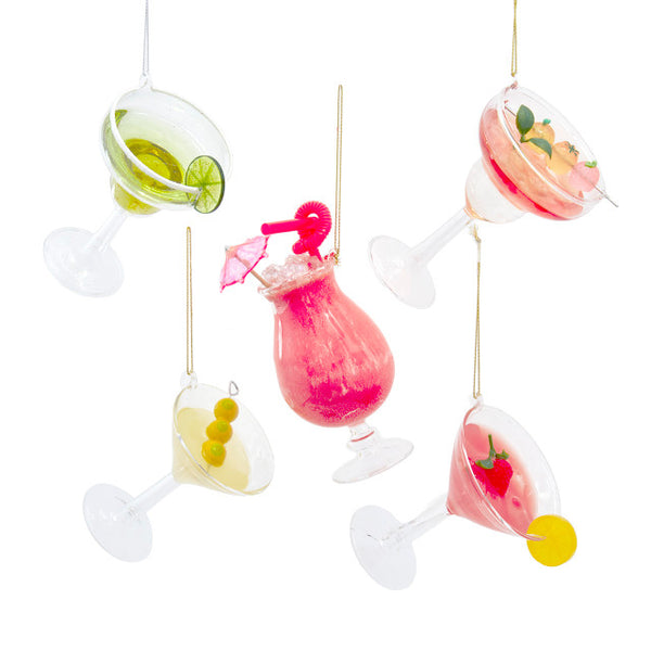 NEW!!! Glass Cocktail (5 Options)