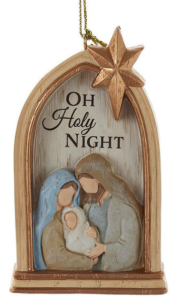 Coming Soon!!! Window Arch Shaped Nativity Ornament (2 Options)