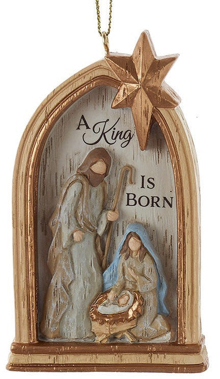Coming Soon!!! Window Arch Shaped Nativity Ornament (2 Options)