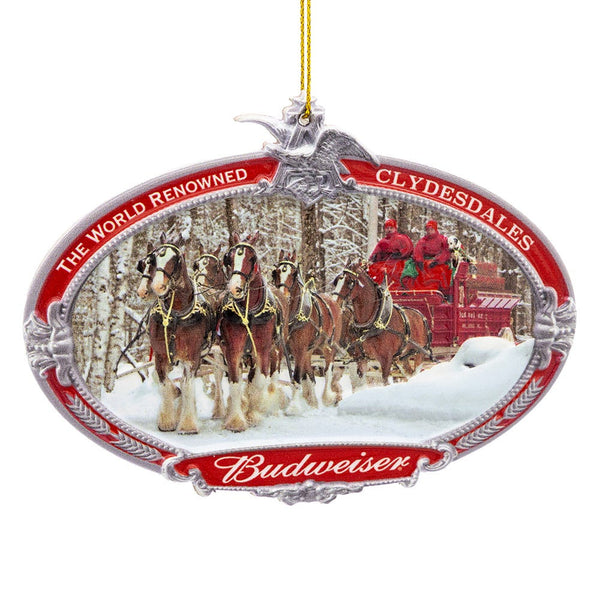 New!!! Budweiser® 3D-Printed Clydesdales & Coach