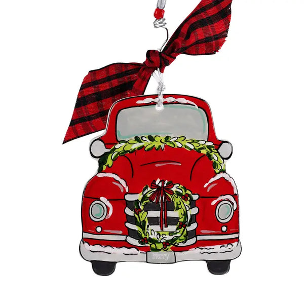 NEW!!! Merry Red Truck Flat