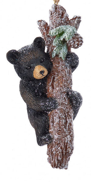 Coming Soon!!! Black Bear Climbing Tree with Glitter (2 options)