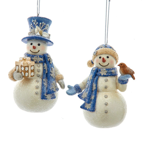 Coming Soon!!! Blue & Platinum Snowman (2 options)