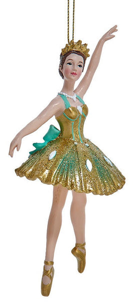 NEW!!! Aqua & Gold Ballerina (Blonde or Brunette)