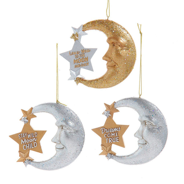 NEW!!! Moon & Star With Sayings (3 options)