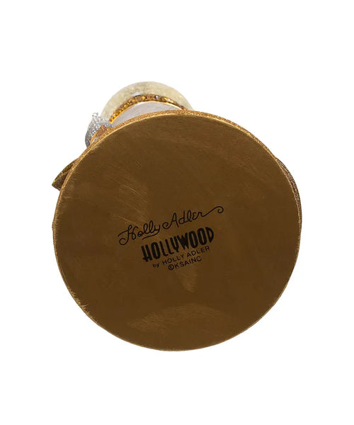 NEW! Musical Gold & Silver Nutcracker With Water Globe