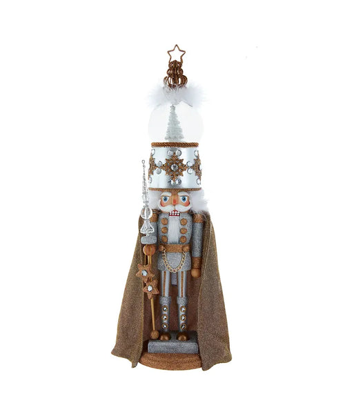 Coming Soon! Hollywood Musical Gold & Silver Nutcracker With Water Globe