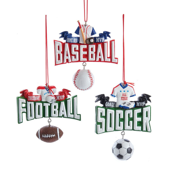 Coming Soon!!! Sports ornament