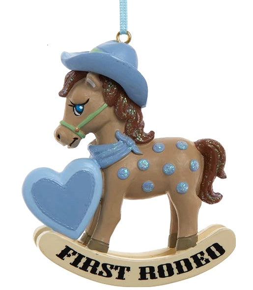 NEW!!! "First Rodeo" Baby's 1st Rocking Horse