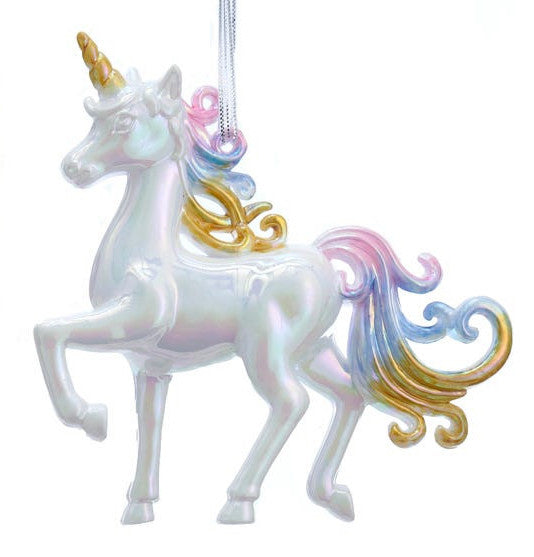 NEW!!! White Iridescent Unicorn