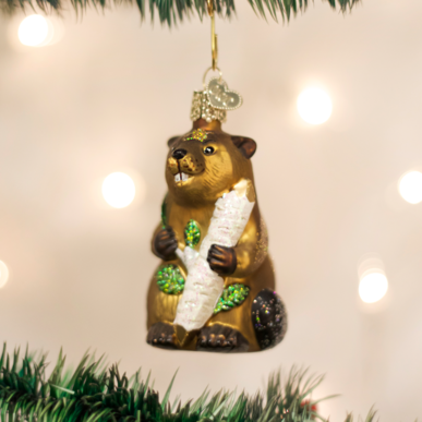Eager Beaver Ornament