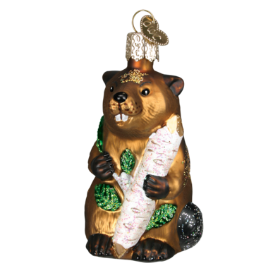 Eager Beaver Ornament
