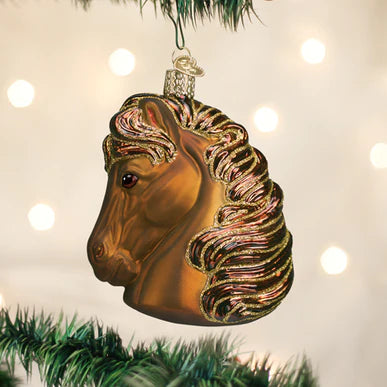 Old World Christmas Horse Head Ornament