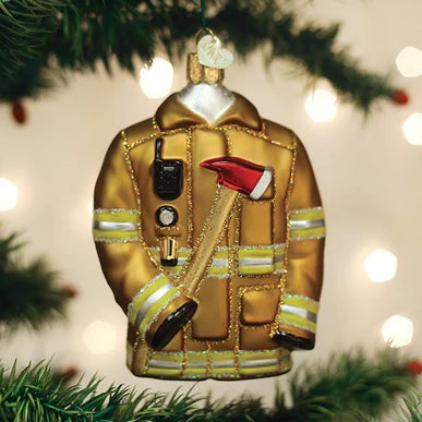 Old World Christmas Firefighters Coat