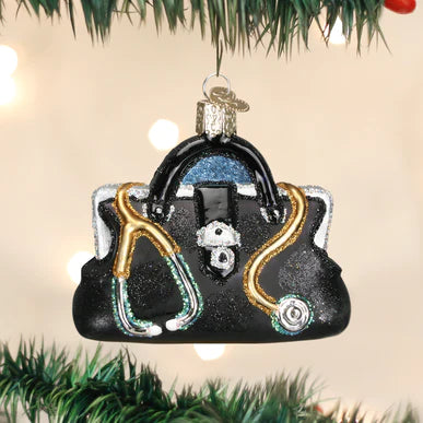 Old World Christmas Doctor's Bag Ornament