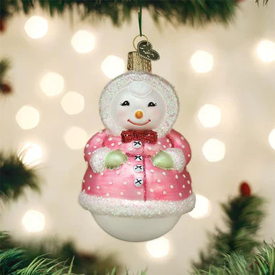 Old World Christmas Jolly Snowlady Ornament