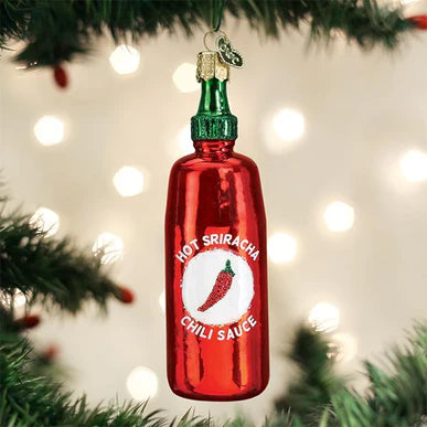 Old World Christmas Sriracha Sauce Ornament