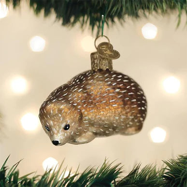 Old World Christmas Vintage Hedgehog Ornament