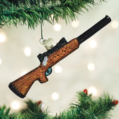 Old World Christmas Rifle Ornament