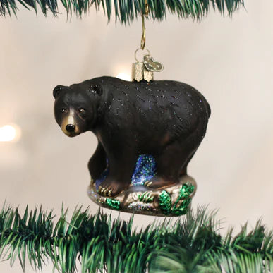 Old World Christmas Black Bear Ornament