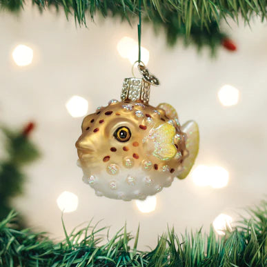 Old World Christmas Pufferfish Ornament