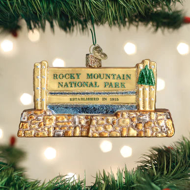 Old World Christmas Rocky Mountain National Park Ornament