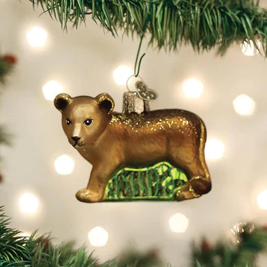 Old World Christmas Lion Cub Ornament