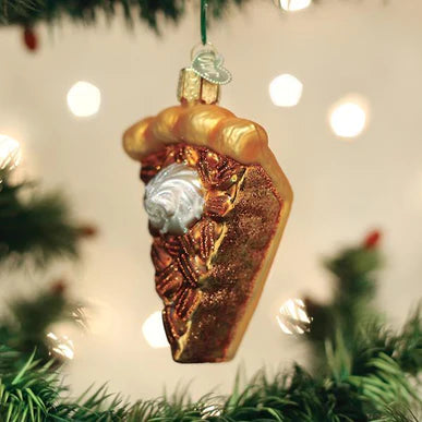 Old World Christmas Slice of Pecan Pie Ornament