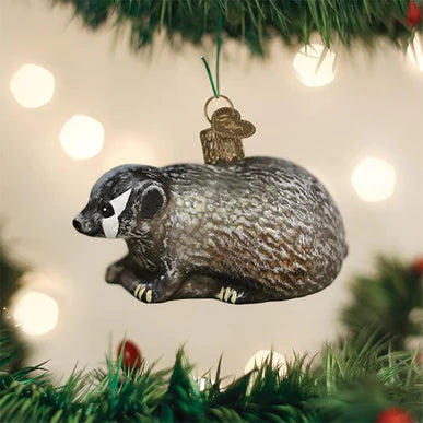 COMING SOON! Old World Christmas Vintage Badger Ornament