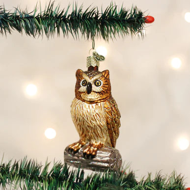 Old World Christmas Wise Old Owl Ornament