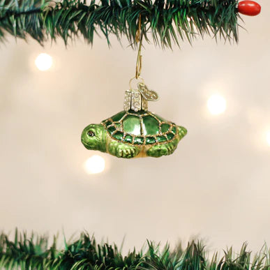 Old World Christmas Small Turtle Ornament