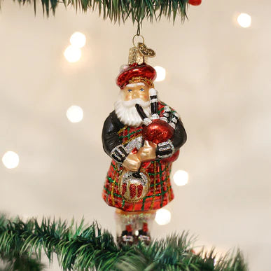 Old World Christmas Highland Santa Ornament