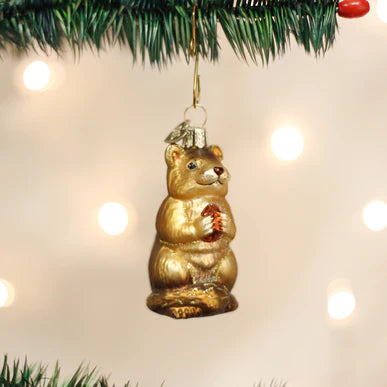 Old World Christmas Chipmunk Ornament
