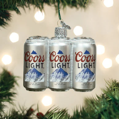 Christmas Coors Light Bottle or Six Pack
