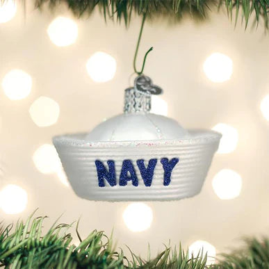 Old World Christmas Navy Cap Ornament