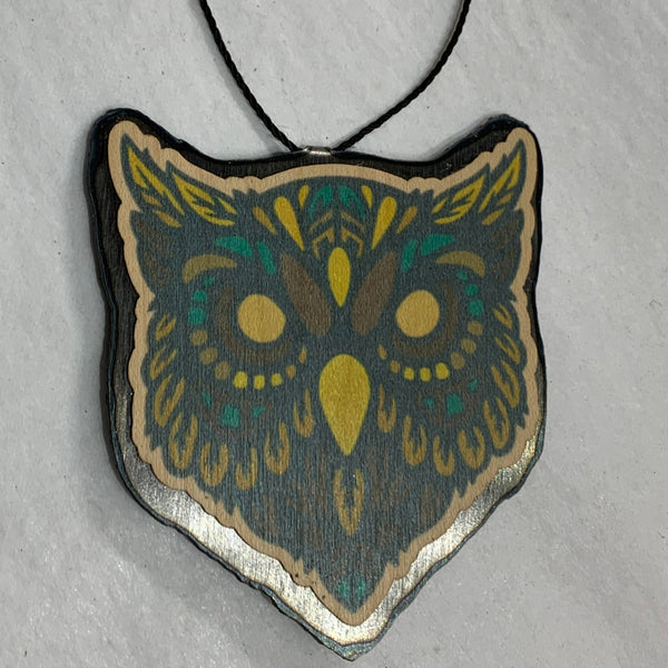Owl Head Ornament