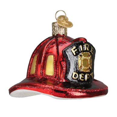 Old World Christmas Fireman's Helmet