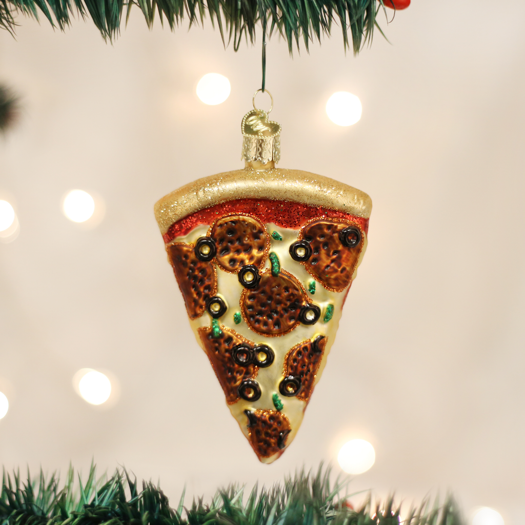 Old World Christmas Pizza Slice Ornament