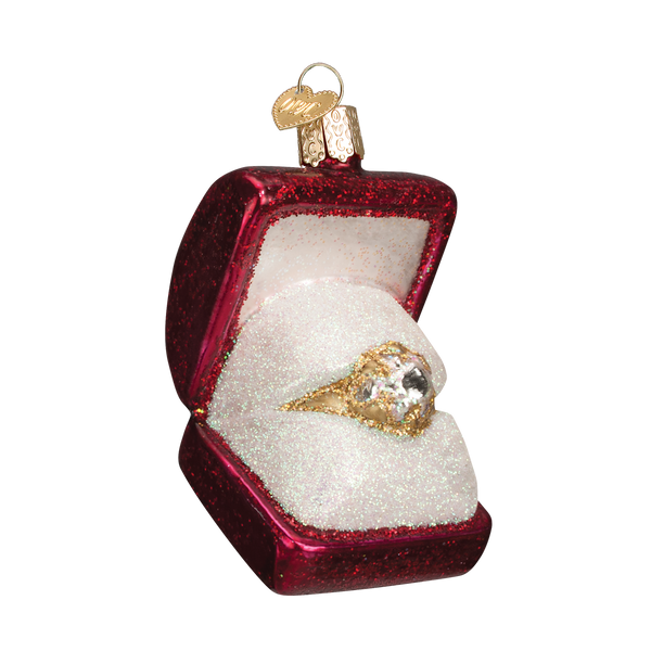 Old World Christmas Ring in Box Ornament