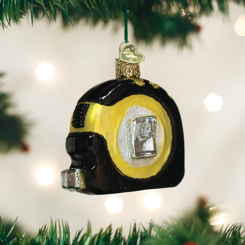 Old World Christmas Tape Measure Ornament