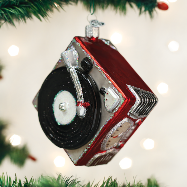 Old World Christmas Record Player Ornament