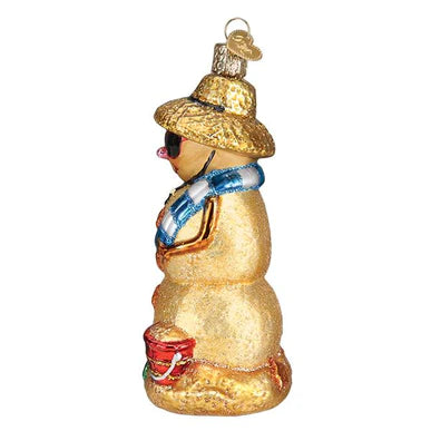 Old World Christmas Sand Snowman Ornament
