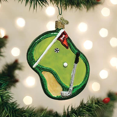 Old World Christmas Putting Green Ornament
