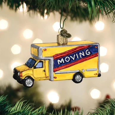 Old World Christmas Moving Truck Ornament