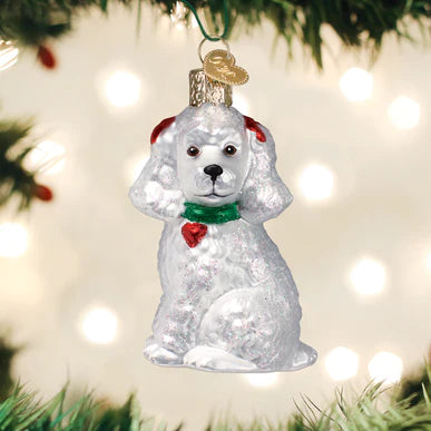 Old World Christmas Poodle Ornament