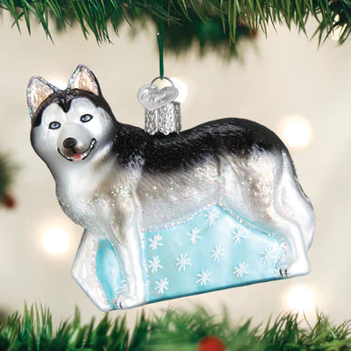 Old World Christmas Siberian Husky Ornament