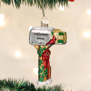Old World Christmas Welcome Home Mailbox Ornament